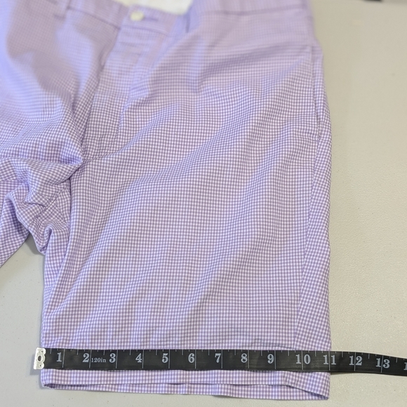 Polo Purple Gingham Checkered Shorts Slim GI Fit, 38 Ralph Lauren - Picture 8 of 12